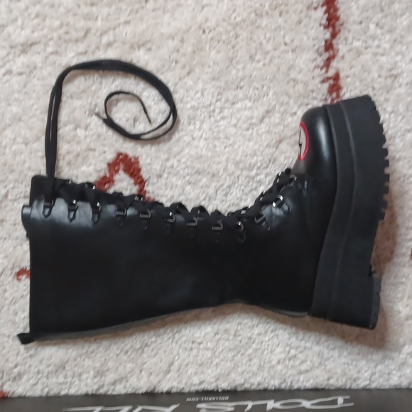 SUPER RARE-Size W11- Dolls Kill.X.Marilyn Manson-Knee High Platforms!! - Picture 10 of 17
